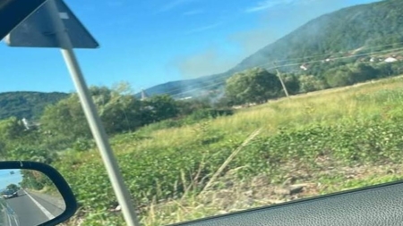 Incendiu în Cicârlău, lângă biserică