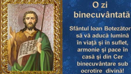 24 iunie – Nașterea Sfântului Ioan Botezătorul (Sânzienele)