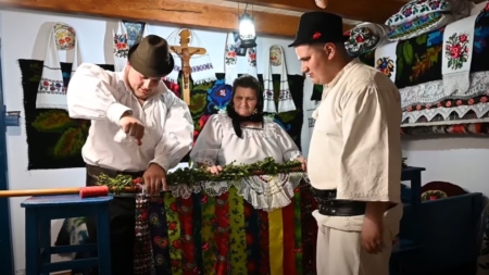 Steagul de nuntă – simbol al vitalității și al unirii