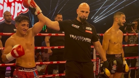 Laurențiu Fatiol a reușit o victorie senzațională în cea mai mare promoție de kickboxing din România – Dynamite Fighting Show
