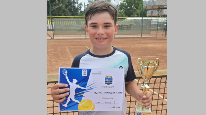 Un nou trofeu cucerit de Andrei Fejszes Mihaljek la tenis de câmp