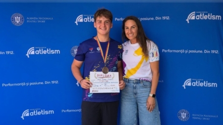 Bronz pentru David Marian, de la Fabrica de Campioni, la Campionatul Național de atletism U16