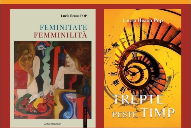 Autoarea Lucia Ileana Pop lansează două volume de poezii