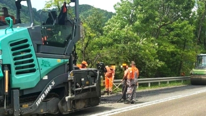 Lucrări pe DN 18, pe tronsonul Sighet – Rona de Sus