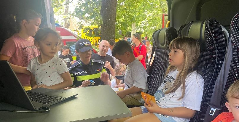 O misiune a polițiștilor destinată copiilor