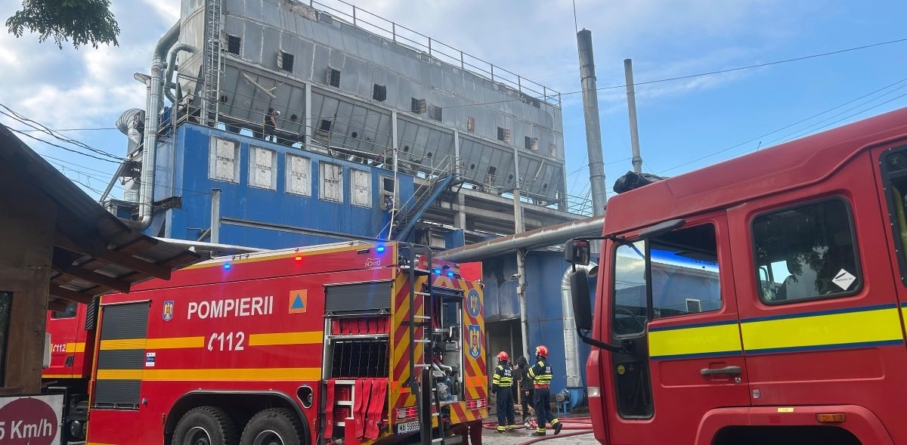 Incendiu la o fabrică din Sighet