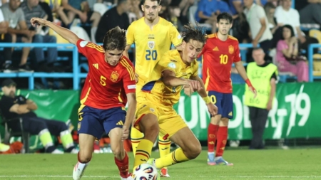 Spania, spaima ”tricolorilor”. Ne-a bătut și la EURO U21, și la EURO U19