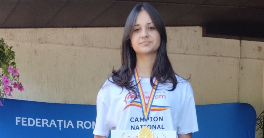 Timeea Tivadar, de la CSM Sighet – aur la Campionatul Național de atletism U16