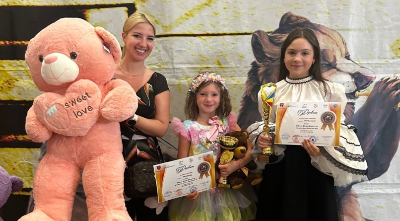 Trei eleve din Baia Mare au obținut premii frumoase la Festivalul „Ursulețul de Aur”