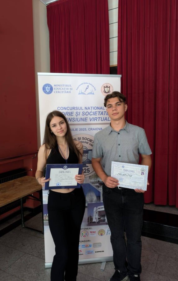 O elevă de la Liceul Borșa a fost premiată la etapa națională a concursului „Istorie și societate în dimensiune virtuală”