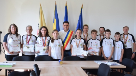 Sportivii A.C.S. Athletic Tg. Lăpuș, felicitați de administrația locală pentru rezultatele excepționale la competițiile naționale și internaționale