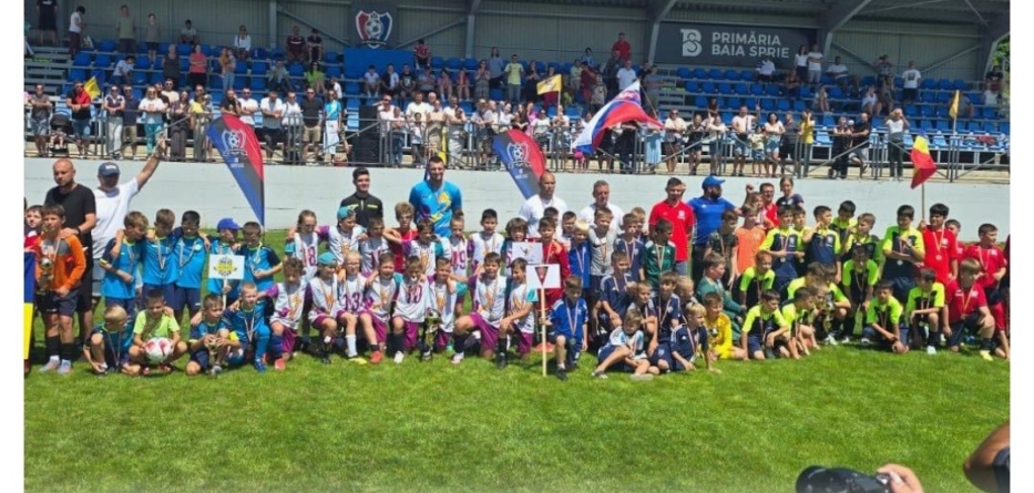 Junior Euro Cup: Fabrica de Campioni Baia Mare și CSO Minerul Baia Sprie, echipele victorioase ale Turneul Internațional de Fotbal pentru juniori