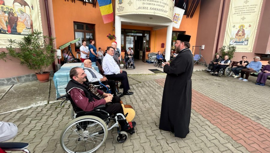 PS Timotei Sătmăreanul a vizitat Centrul Rezidențial „Bunul Samarinean” din Coroieni