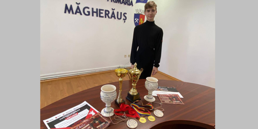 Muncă, pasiune și mult talent: Cătălin Criste, pe prima treaptă a podiumurilor la dans sportiv