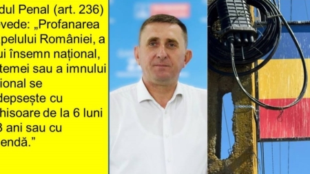 Primarul comunei Sălsig, Daniel Pop, sfidare la adresa Constituției și a simbolurilor naționale