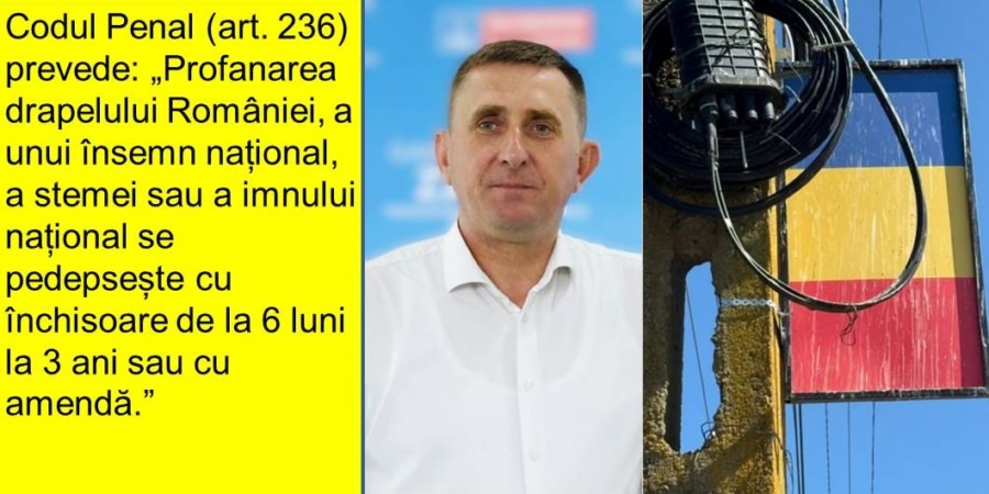 Primarul comunei Sălsig, Daniel Pop, sfidare la adresa Constituției și a simbolurilor naționale