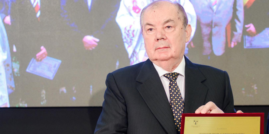 Valer Blidar a primit titlul de Cetățean de Onoare al județului Maramureș