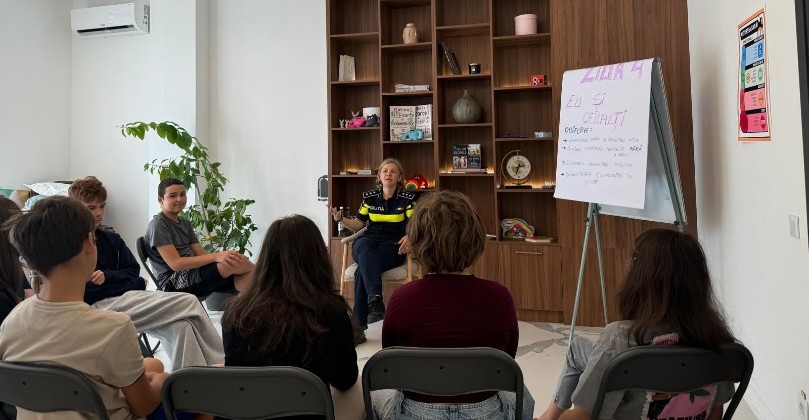 Lecții în tabără de la polițiști