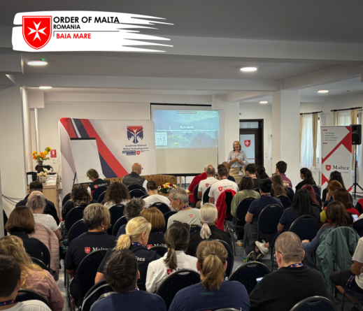 Voluntarii de la Serviciul de Ajutor Maltez Baia Mare, prezenți la Academia Malteză în Micfalău, Covasna