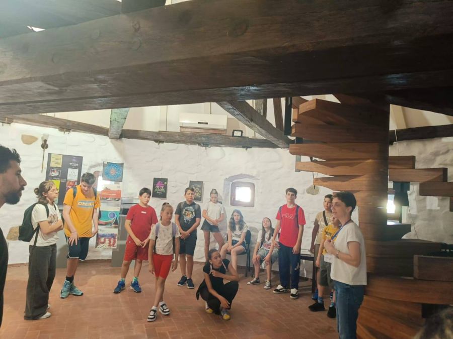 42 de elevi în vizită la Bastionul Măcelarilor din Baia Mare
