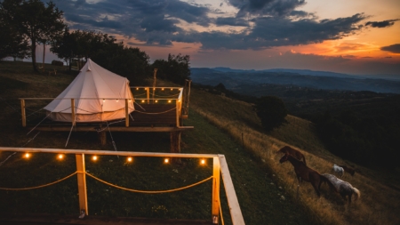 Baie de sunet și terapie asistată de cai, la Preluca Nouă