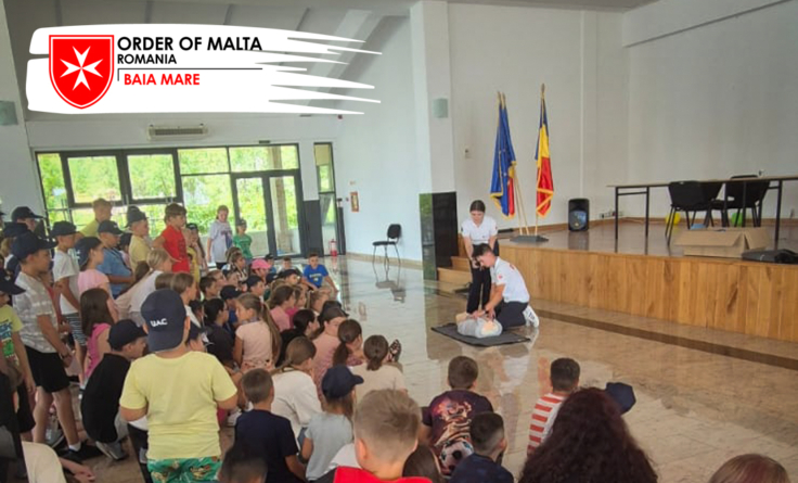Voluntarii Centrului Local Maltez pentru Prin Răspuns în Comunitate din Târgu Lăpuș au petrecut momente frumoase alături de copiii din Tabăra Prieteniei