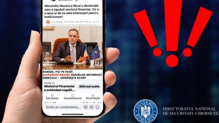 Avertizare DNSC: Campanie falsă care promovează o așa-zisă platformă de investiții de stat