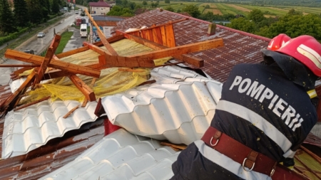 Pagube produse de vremea rea în Maramureș