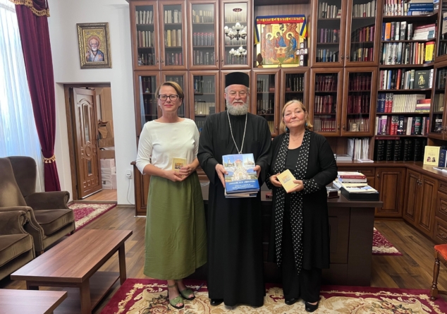 PS. Părinte Iustin a fost vizitat de directorul general al Muzeului Național al Satului “Dimitrie Gusti” din București și de managerul Muzeului Maramureșean din Sighetu Marmației