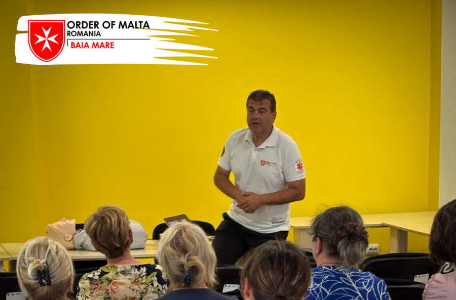 La Satu Mare se desfășoară seminarul de pregătire „Managementul Situațiilor de Urgență în Prespital”, susținut de Serviciul de Ajutor Maltez Baia Mare