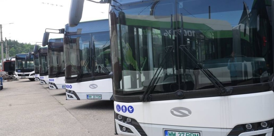Cinci troleibuze noi și-au găsit stația în Baia Mare, pe ruta PNRR