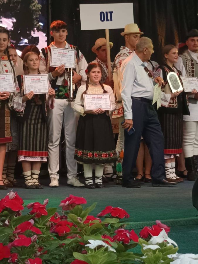 Sofia Dragoș, laureată a Premiului I de excelență la Festivalul Internațional „Lină Chiralină”
