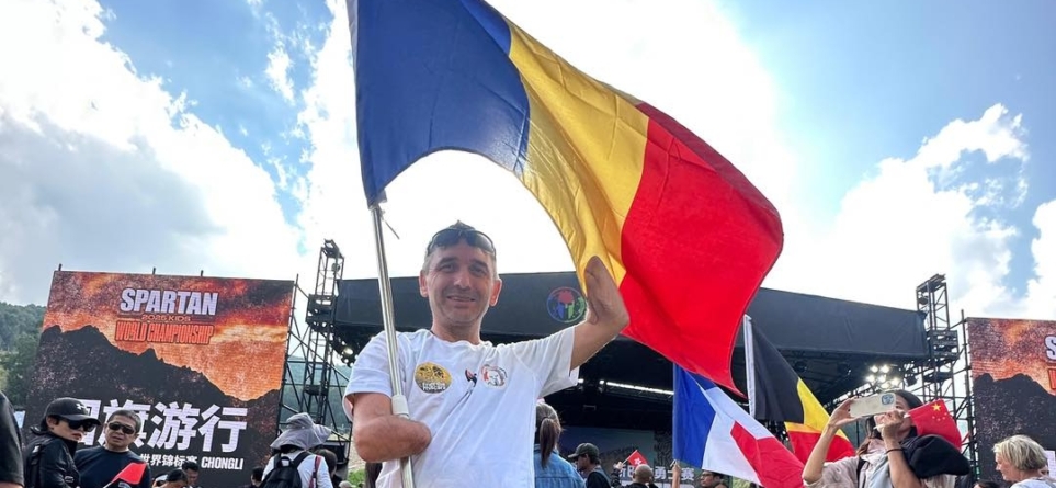 Maramureșeanul Florin Zaharie, portdrapelul României la Campionatul Mondial Spartan Race Kids din China