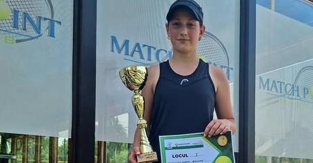 Raluka Matei, campioană la turneul „Match Point” U14