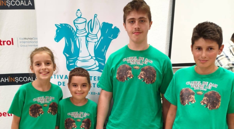 „Tinerii Lei” Baia Mare, rezultate frumoase la Festivalul Internațional de Șah Satu Mare, ediția a XII-a