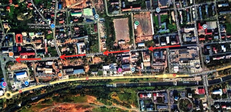 Sens unic pe o porțiune a străzii Victoriei până la sfârșitul lunii