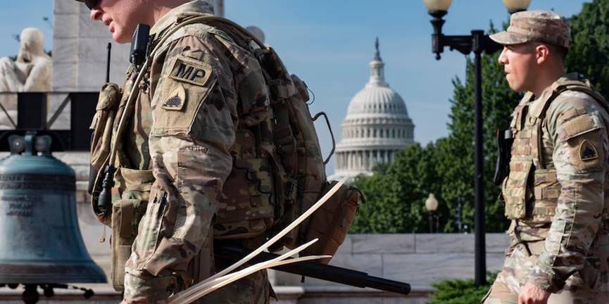 SUA, centrul „democrației mondiale” sub pază militară