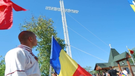 Crucea Mântuirii Neamului Românesc, sfințită la Nisporeni