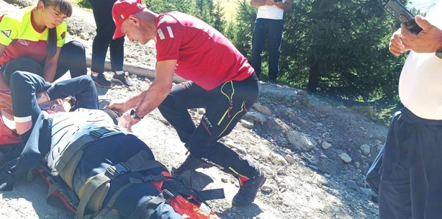 Intervenție de urgență a Salvamont Maramureș