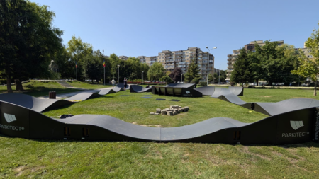 Pumptrack-ul din Baia Mare, mutat oficial în Parcul Mara