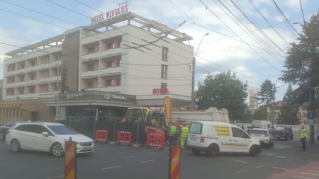 Haosul șantierelor blochează Baia Mare