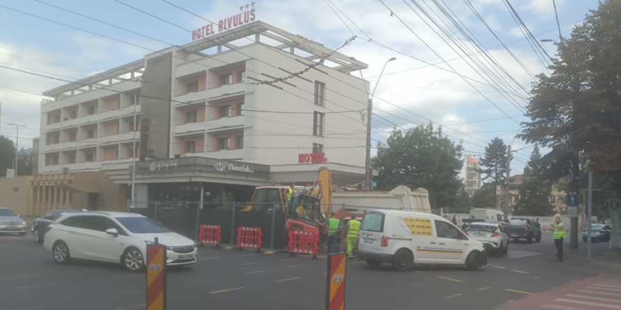 Haosul șantierelor blochează Baia Mare