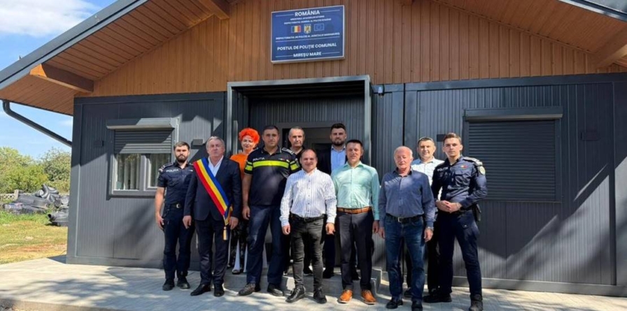 A fost inaugurat noul sediu al Postului de Poliție din Mireșu Mare