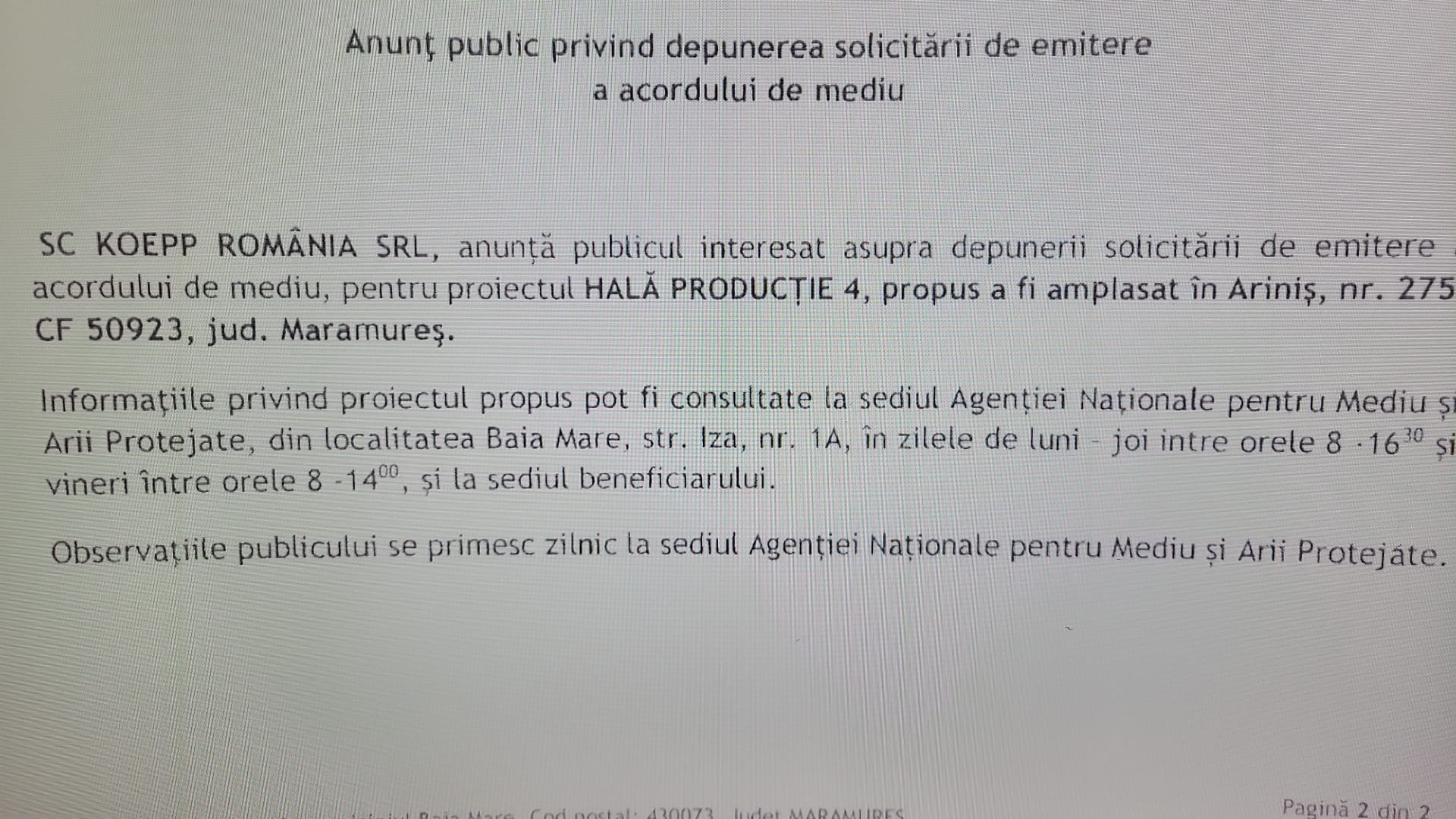 Anunț publicitar 11.08.2025