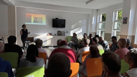 Centrul Social Multifuncțional de tip Azil de Noapte din Baia Mare a găzduit o lecție interactivă de educație pentru sănătate