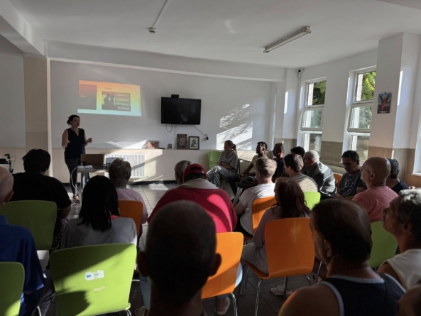 Centrul Social Multifuncțional de tip Azil de Noapte din Baia Mare a găzduit o lecție interactivă de educație pentru sănătate