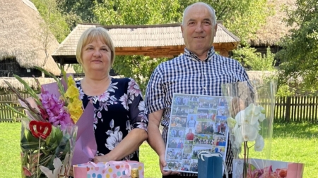 Momente emoționante: Viorica și Gavrilă Rus se pensionează după două decenii petrecute la Muzeul de Etnografie și Artă Populară Maramureș