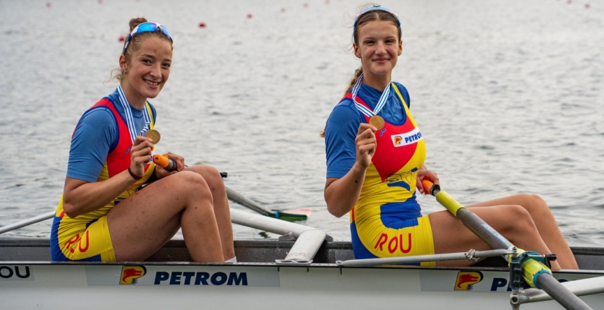 Românce de aur și bronz la Campionatele Mondiale de canotaj U19
