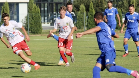 Ploaie de goluri în amicalul dintre CS Minaur și Academica Recea