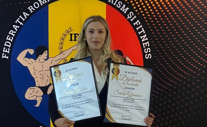 Sportiva Gianina Pop: „Eram o adolescentă foarte disciplinată față de alți prieteni de-ai mei care la vârsta mea erau pe afară. Când ei ieșeau cu prietenii, eu eram la antrenamente.”